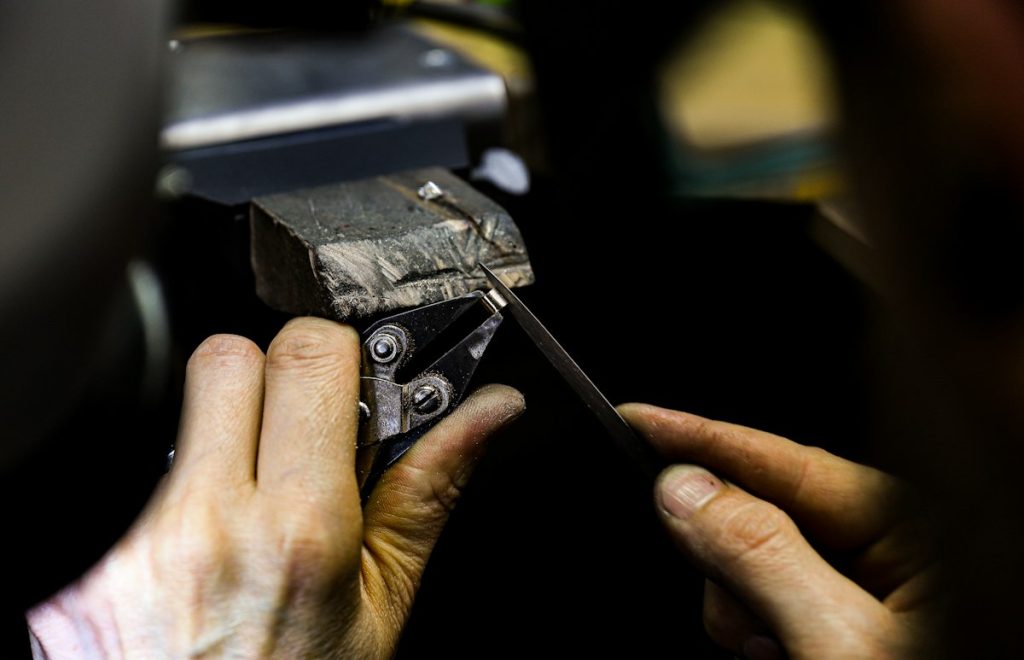 Jeweler at the bench